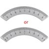 Линейка для деревообработки 45-0-45° Транспортир Металлическая масштабная линейка Портативная угловая пластина Линейка Фрезерный станок
