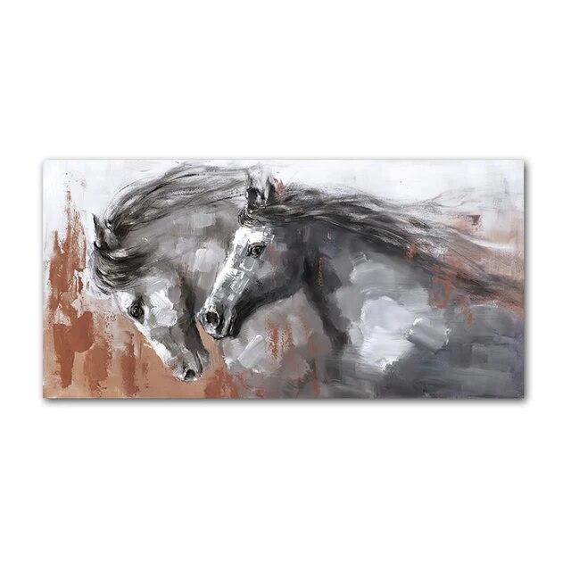 Modern HD Abstract Running Horse Canvas Painting Wall Art Picture Canvas Poster and Prints For Living Room Home Decor No Frame