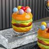 Creative Dessert Salad Fork Anti-scald Rustproof Cute Toothpick with Holder Food Grade Ceramic Jar Hamburg Fruit Fork Set