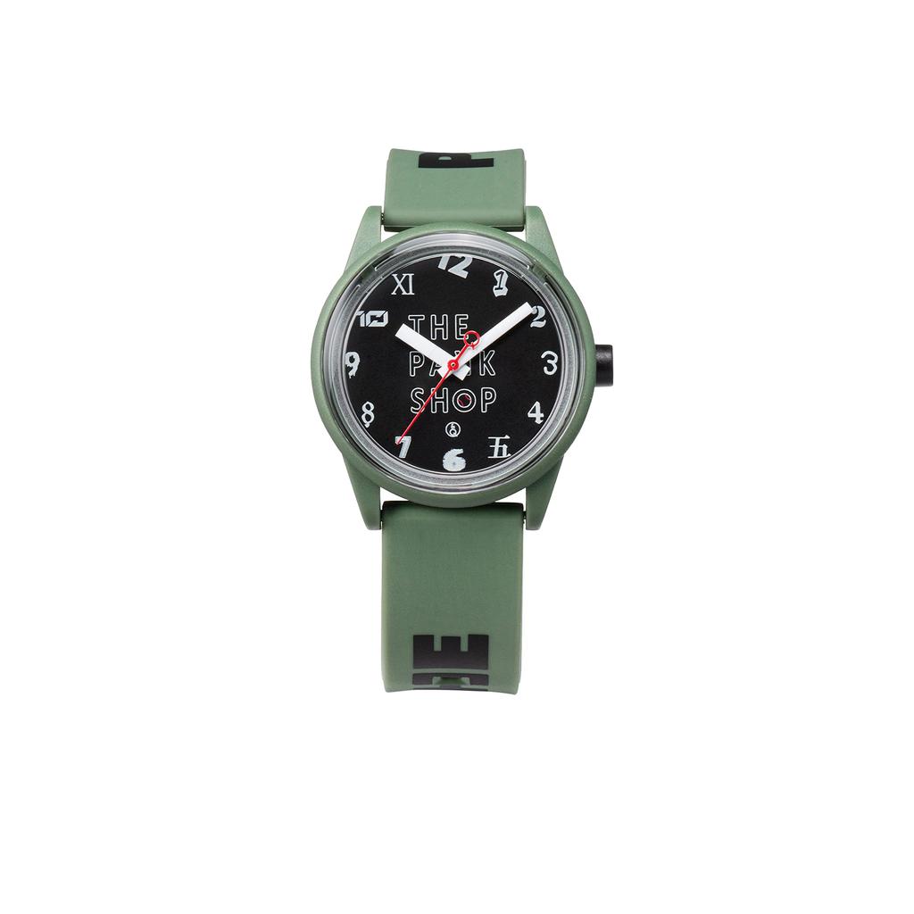 Cue and Cue Smile Solar THE PARK SHOP Collaboration Model Solar Analog 10 ATM Water Resistant Urethane Belt Boys Green [Citizen Watch] R01A-511VK