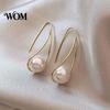 Charming Women Earrings 1 Pair Lightweight Faux Pearl Dangle for Women, Bright And Comfortable Teardrop Drop Hoop Earrings, Wedding Jewelry Gifts Fine