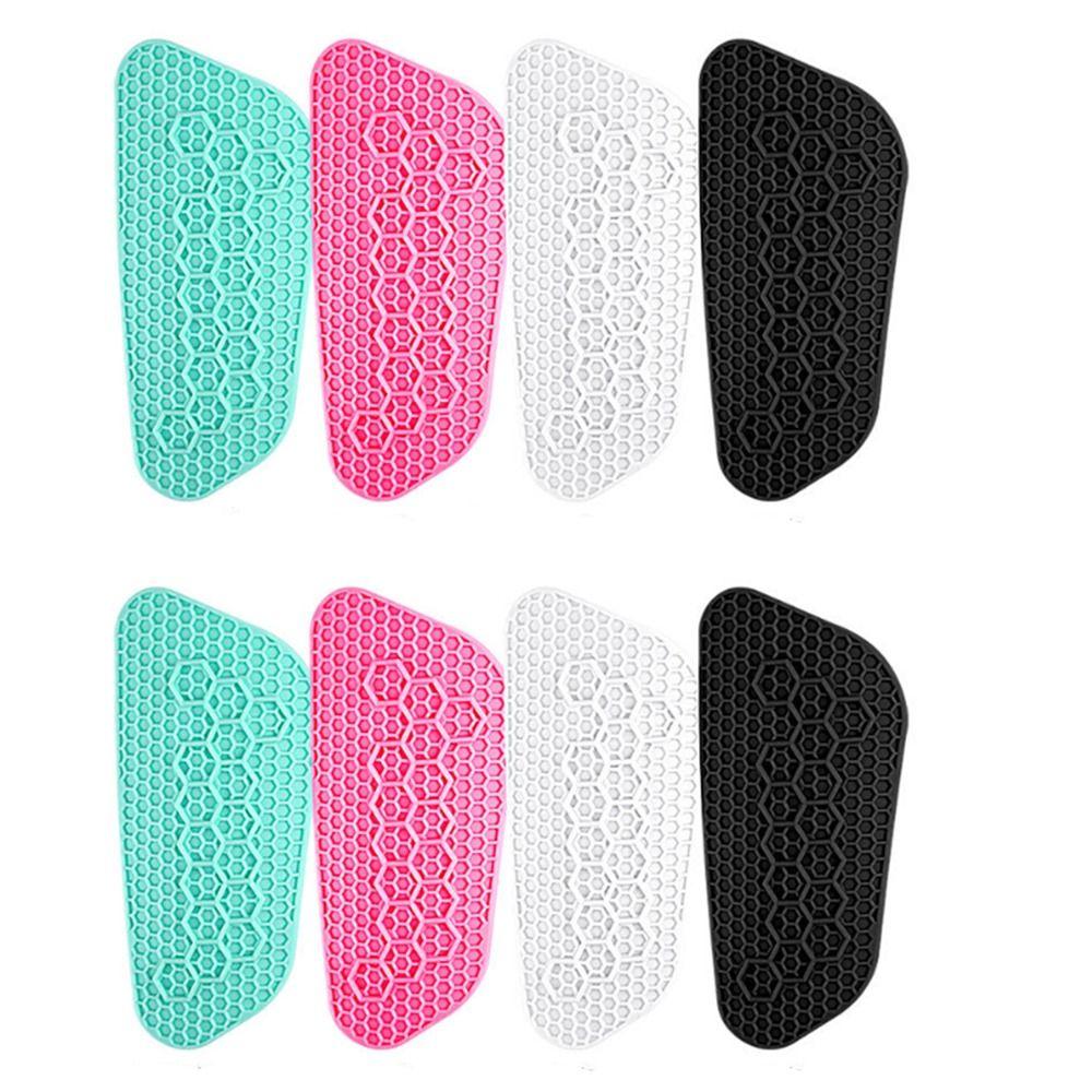 1 Pair Soccer Shin Guards Silicone Football Shin Pads Lightweight Football Protectors Pads for Kids Youth Adults