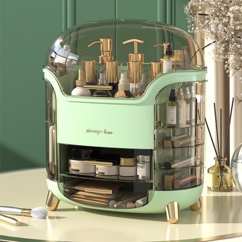 High-quality Desktop Cosmetics Storage Box Dustproof and Waterproof Makeup Storage Box Bathroom Jewelry Multi-scene Lipstick Face Mask Makeup