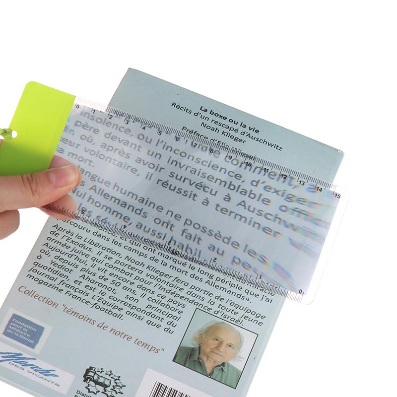 Ручное увеличительное стекло для визитных карточек, 3-кратное увеличительное стекло для закладок