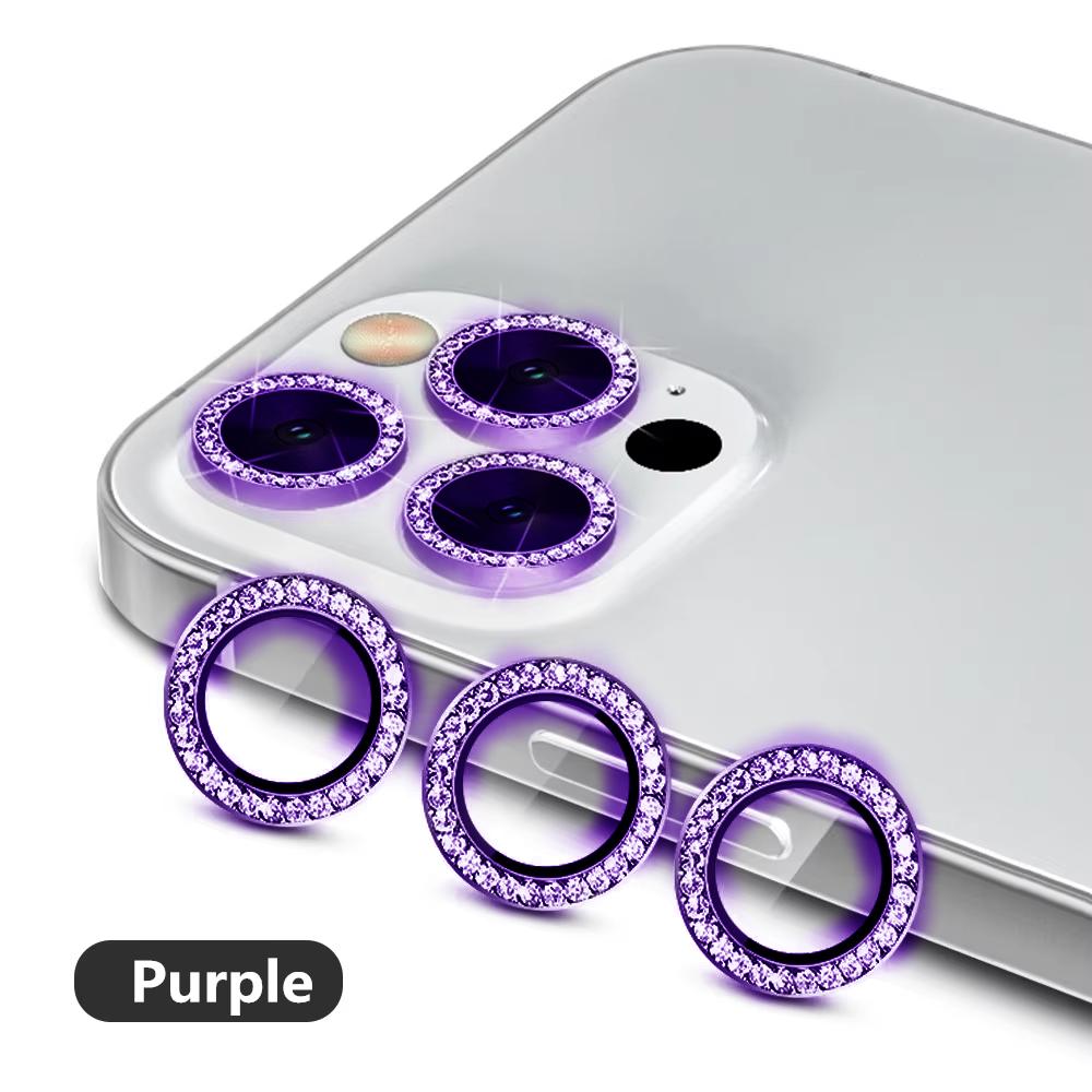 9D Rear Diamond Lens Protector For Iphone 17 Pro Max Air Camera Tempered Glass For Iphone 14 15 16 Pro Max Ring Cover Case Film 4
