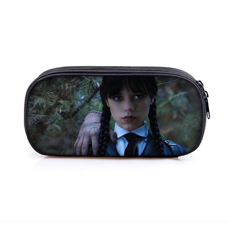 Пенал большой вместимости Среда Аддамс Семейка Аддамс - Подарок для ребенка-ученика