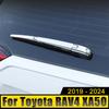 Для Toyota RAV4 XA50 2019 2020 2021 2022 2023 2024 ABS Carbon Car Rear Car Rear Защитная накладка на заднее стекло автомобиля