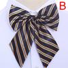 Women Bowties Striped Bow Ties Silk Tie Bow Tie Butterfly Neck Wear Collar