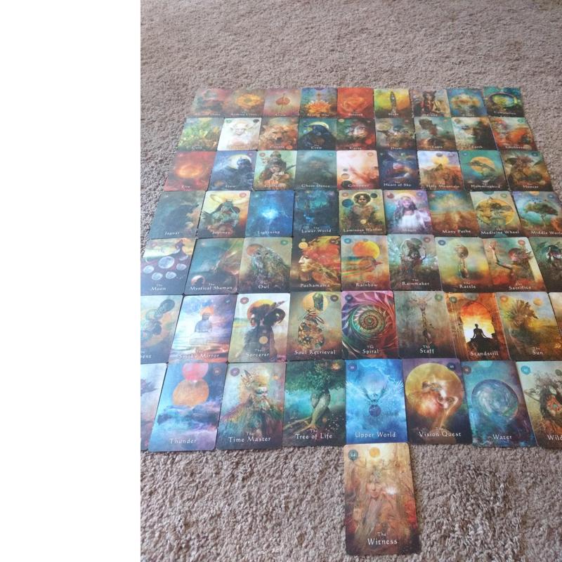 64 шт., колода карт мистического шамана-оракула, английское загадочное Таро для гадания судьбы