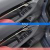 Soft Carbon Fiber Window Lift Switch Trim Sticker For BMW 5 Series G60 i5 2024+