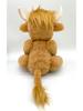 Scottish Highland Cow Sound Plush Doll with Long Hair