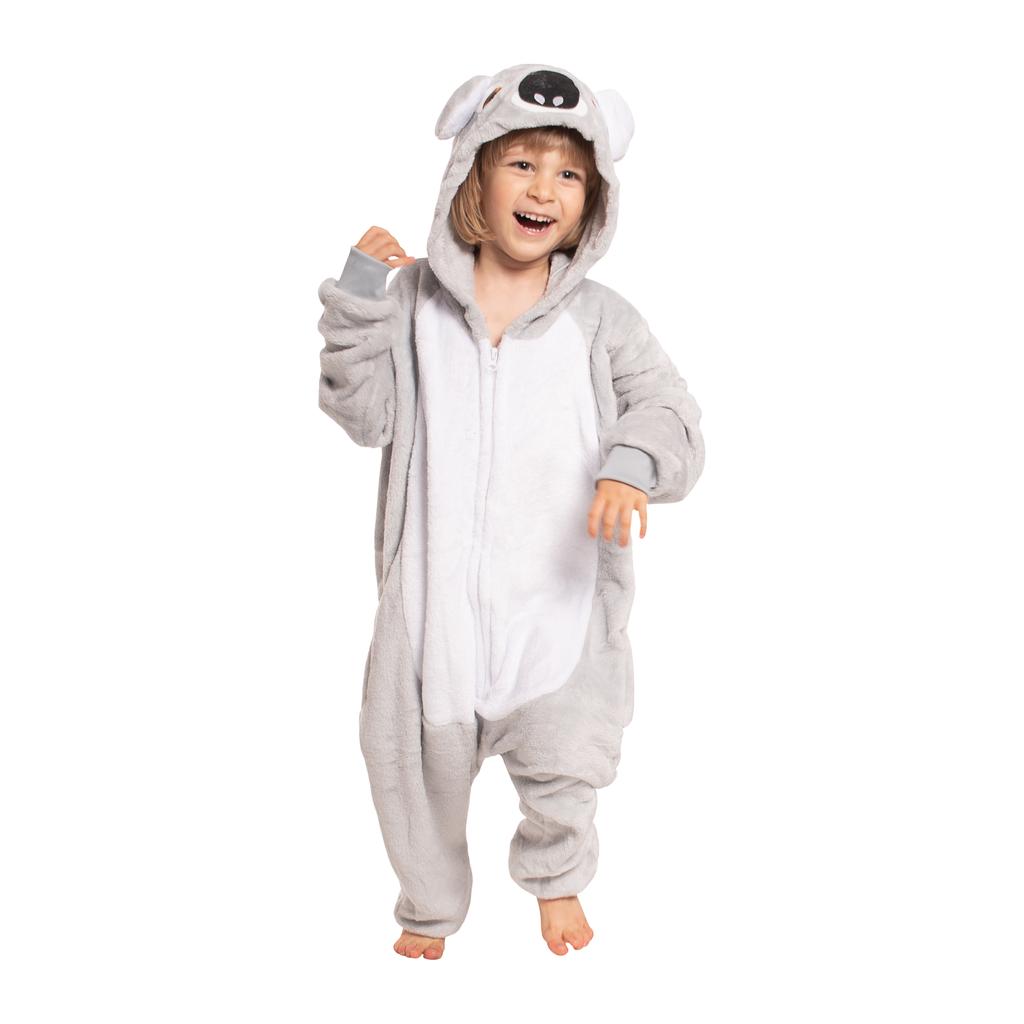 Piżama dla dzieci dziecięca kigurumi onesie kostium koala szary 115-125 cm