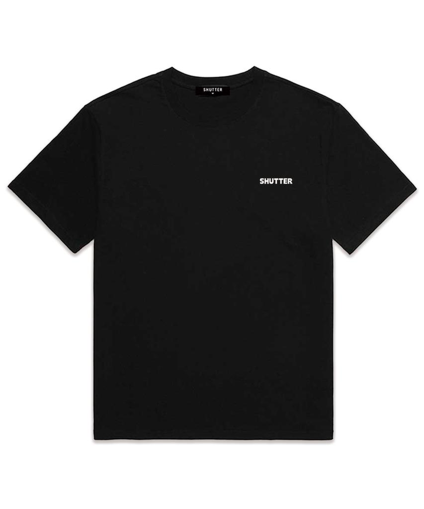 Футболка SHIRTER Bellis Logo Оверсайз с коротким рукавом (Ss019) черный