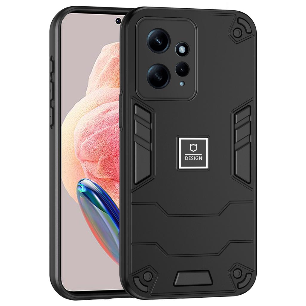 Чехол для Xiaomi Redmi Note 12 4G 2 в 1 Противоударный Чехол для телефона Маслостойкий