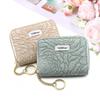 Flower Short Money Card Holder Wallets Ladies Mini Short Change Bag Female Card Coins Purse for Women