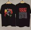 1990 Alice In Chains Facelift Tour Винтажная футболка унисекс с двусторонним принтом в стиле ретро 90-х