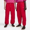 Nike Совместные бренды X Jacquemus, весна-лето 24, однотонные вязаные джоггеры на толстой флисовой подкладке с завязками, штаны унисекс, университетский красный FJ3269-657