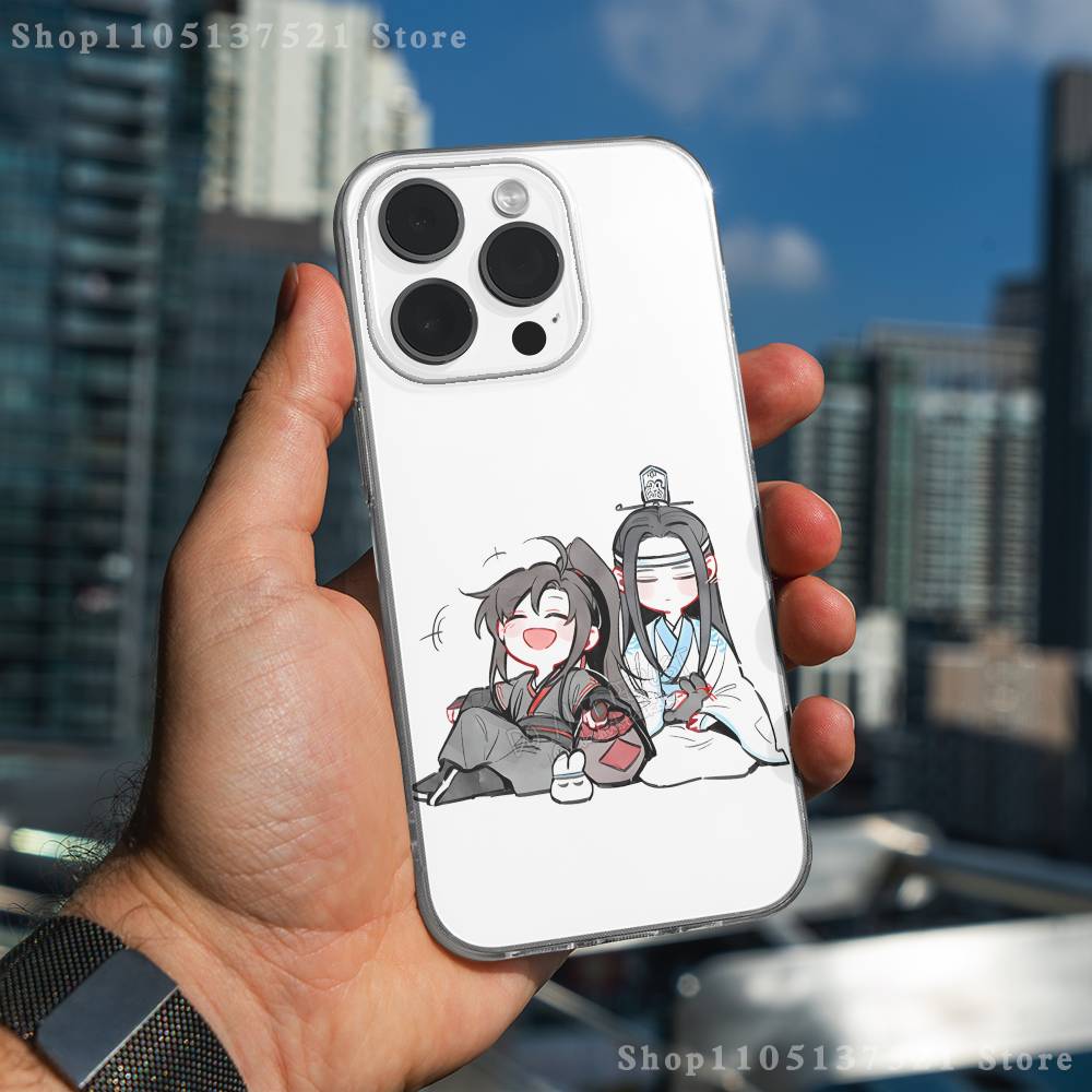 Чехол для телефона Грандмастер Д-Демоническая Культивация iPhone 17,16,15,14,13,12,11 Pro,Max,Plus,X,XS,XR,SE4,E Mini Прозрачный Мягкий Чехол