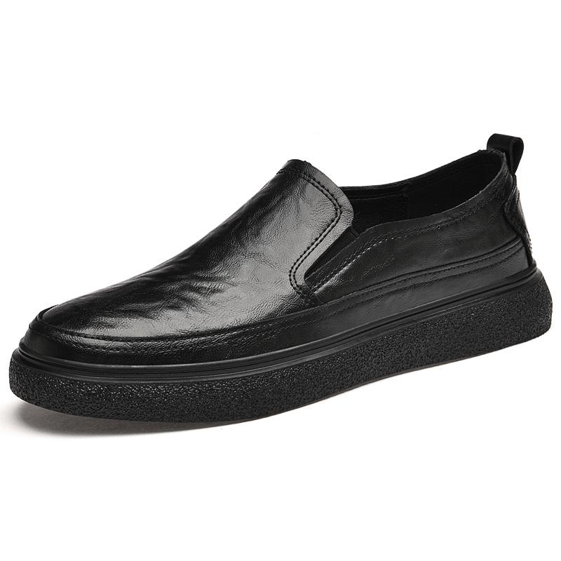 Genuine Leather Men's Loafers Light Versatile Casual Shoes Male Outdoor Walking Shoes Comfortable Soft Business Shoes Moccasins