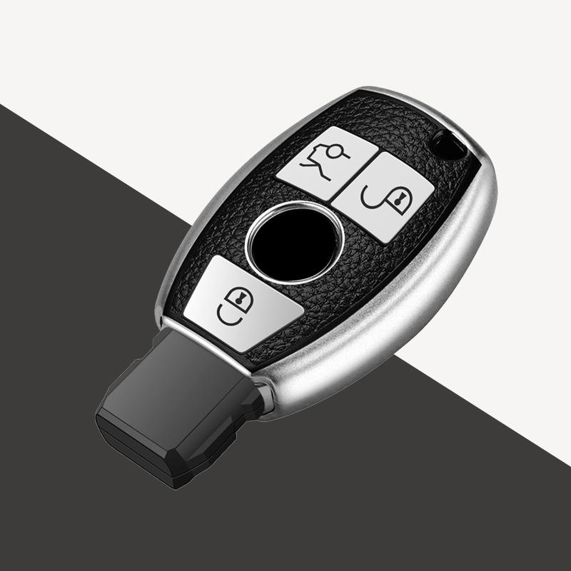 Подходит для ключей автомобиля Citroen C1 C2 C4 C6 C3-XR Picasso Grand DS3 DS5, набор брелков дистанционного управления автомобилем из цинкового сплава и кожи, защитный чехол для ключа