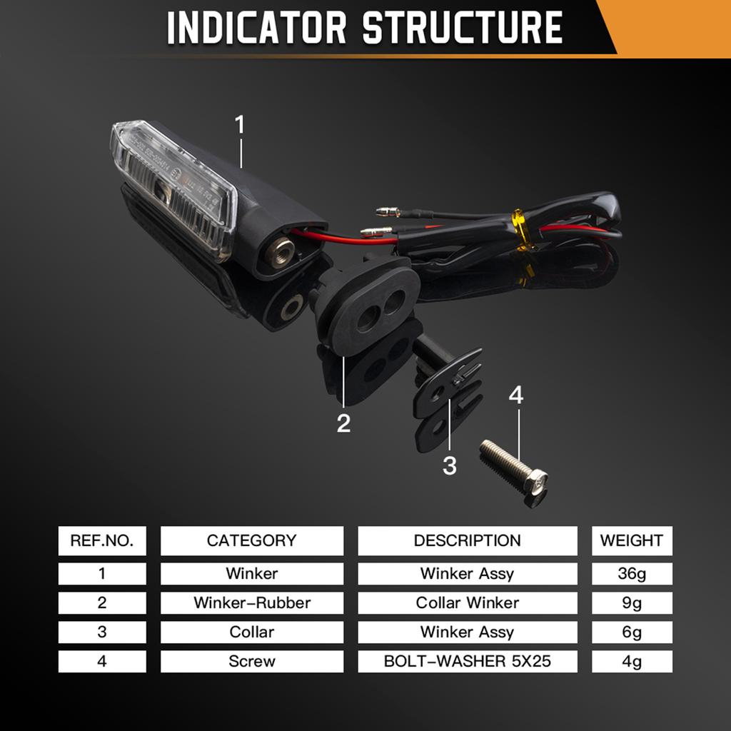 2 шт., замена светодиодного указателя поворота для HONDA CLICK 125 I CLICK 150 I VARIO 125 VARIO 150
