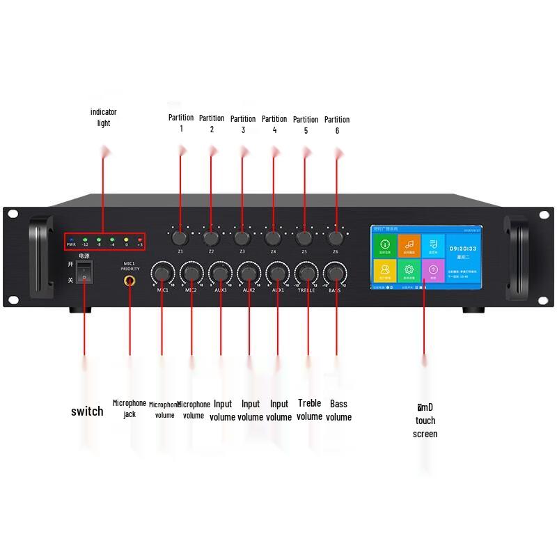 Lingsheng Профессиональный усилитель мощности с постоянным напряжением