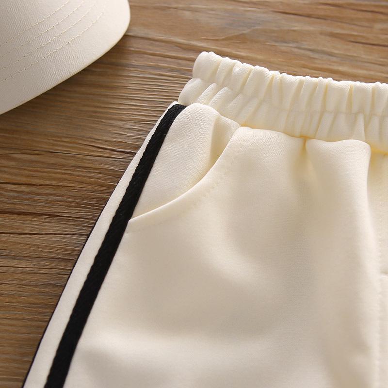 Boys' Embroidered Autumn Two-Piece Sportswear Set - 2025 New Style