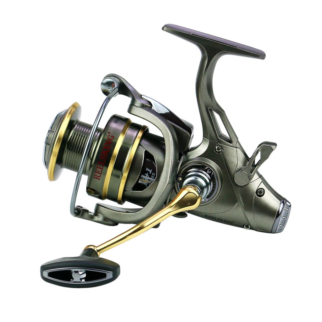 2024 New 20KG Towing Ahead/Post Double Brake Smooth Casting Reel High Speed Sea Bass Fishing Reel Gear Ratio 5.5:1 Left/Right Hand Fishing Gear