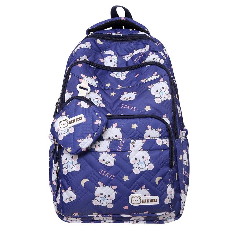 Female Schoolbag Printed Backpack Student Large Capacity Backpack