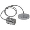 Cable Suspension (1m) Gauss Chrome E27 IP20 Max 60W