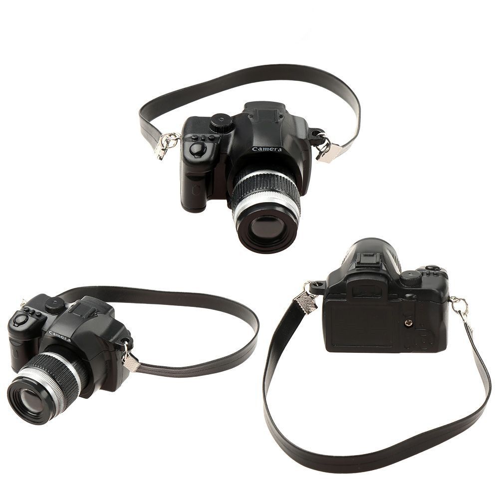 Toy 1/6 Doll Doll SLR Camera Miniature Digital Camera Mini Doll Camera Dollhouse Miniature Camera