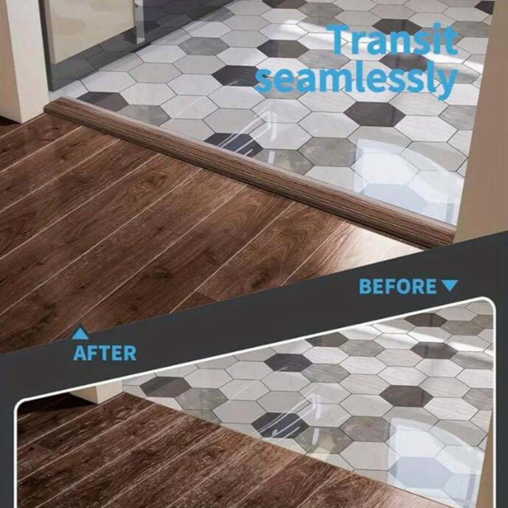 Самоклеящаяся ковровая к плитке кромочная отделочная полоса, отрезаемая, пороговая накладка, разделительная полоса для дверного проема, износостойкая плоская кнопочная полоса