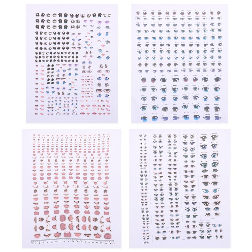 Куклы Пошив Макияж Одевание Игрушка Вязаная крючком кукла Тканевые глаза рот Кукольный глаз Кукольные глаза рот Костюм