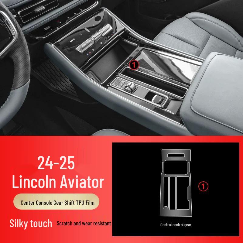 Пленка для экрана и селектора АКПП Lincoln Aviator 2020-2025 (ТПУ)