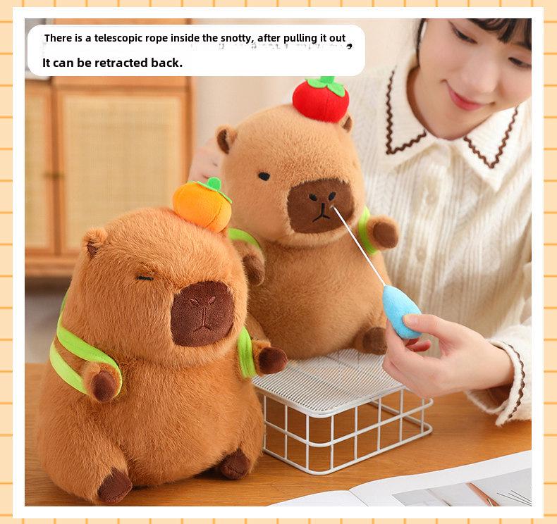 Мягкая кукла Капибара - Милый детский подарок на день рождения