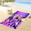 1pc Kpop Demon Hunters Beach Towel Ideal Birthday Gift For Family, A Vibrant Beach Towel Suitable for Outdoor Activities