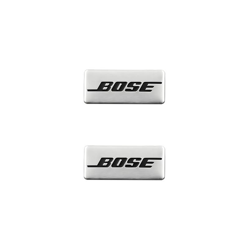 Car tto decorative stickers, speaker center console stickers, personalized metal aluminum badge stickers for car interiors