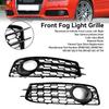 Honeycomb Front Bumper Fog Light Grill Cover 8P0807682 8P0807681 Fit for A3 8P S-Line 2009-2012