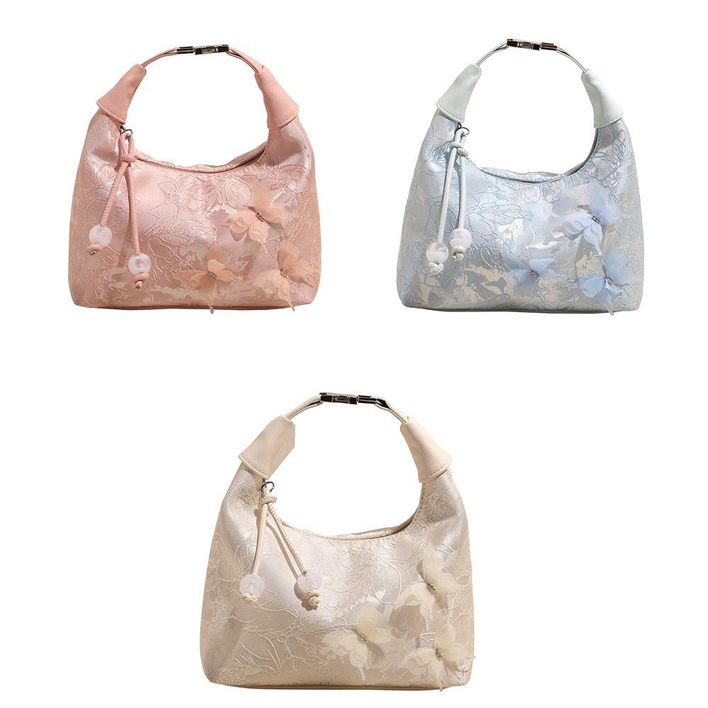 Flower Pattern Chinese Style Crossbody Bag Cheongsam Accessories Cheongsam Bag  Banquet