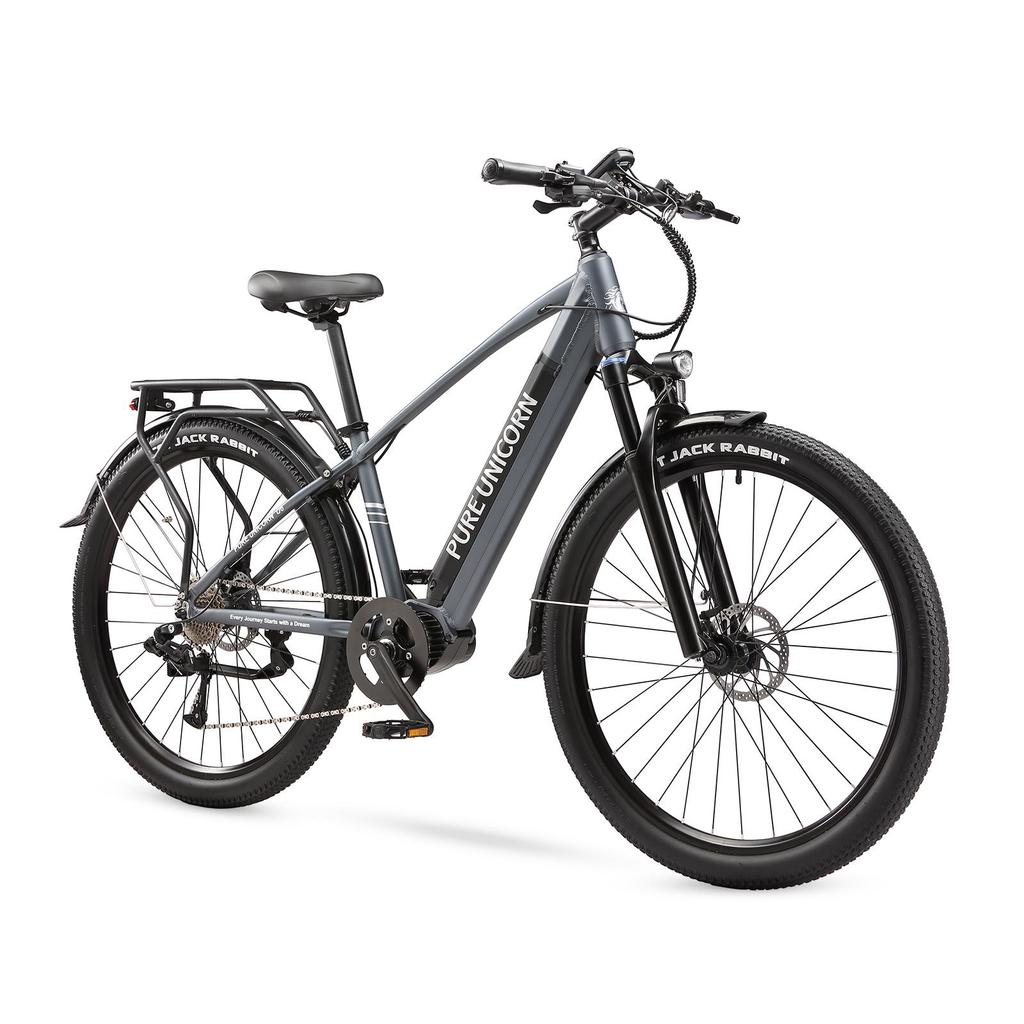 Электрический городской велосипед PURE UNICORN U6 500W Мотор со средним приводом 48V14AH