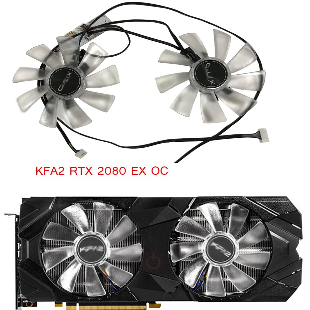 Замена вентилятора Gurabo Cooling Board Gurabo Cooling Fan galax RTX 2080 2070 Super EX для KFA2 RTX 2080 для RTX 2070 EX 2060 SUPER GALAKURO Fan,Graphic