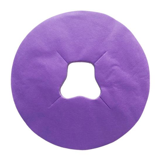 100Pcs Disposable Face Cradle Covers Massage Face Rest Covers Breathable Bed Hole Pad for Salons Headrest Spas Clinics Massage Tables Chairs