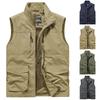 Мужской свободный быстросохнущий многофункциональный рабочий жилет без рукавов