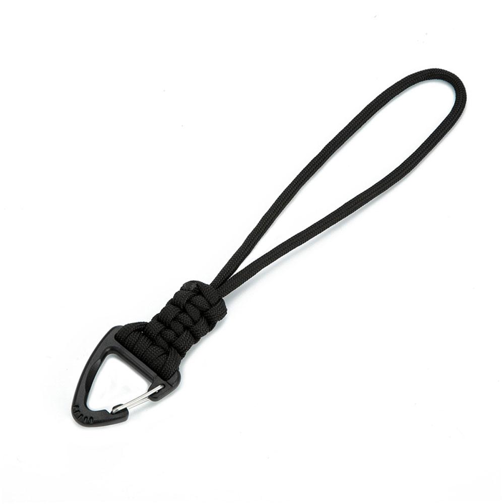 Emergency Triangle Buckle Camping Hiking High Strength Lanyard Keychain Paracord Key Ring