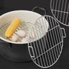 С ручками круглая решетка для гриля extra thick holder для кухонной пароварки кемпинг