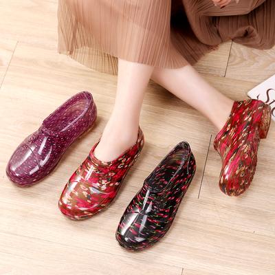 Женские новые стильные всесезонные рабочие ботинки с защитой от скольжения и масла, женские резиновые сапоги