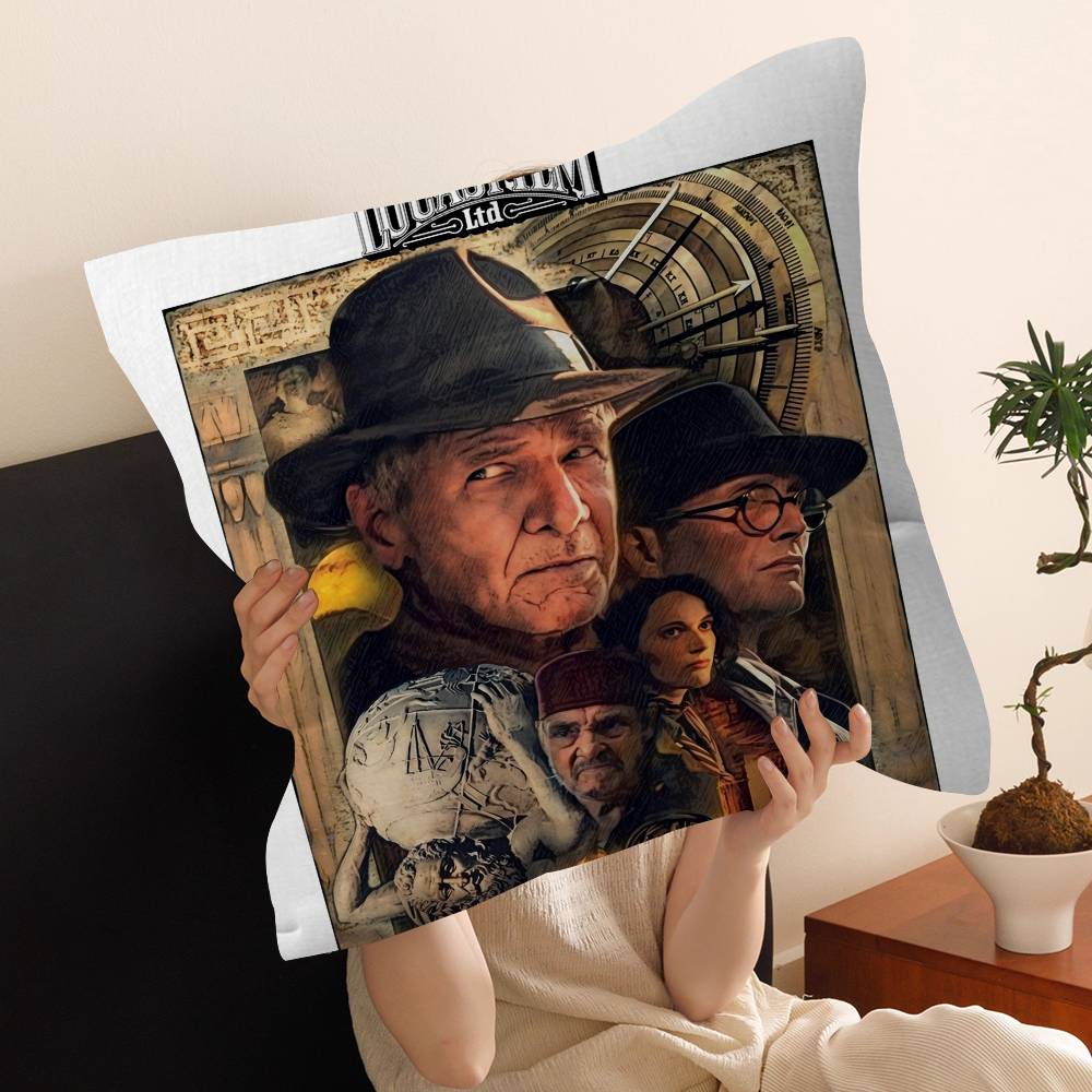 I-Indiana J-Jones 45*45Cm Cushion Cover Pillow Cover Decor Pillowcase Home Pillowcase For Couch Pillow