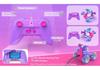 Радиоуправляемая трюковая машина 2.4G: Паук Единорог Лошадь - Игрушка 360° с вращением, светом и музыкой для детей