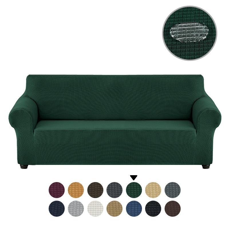 Waterproof Elastic Sofa Covers 1/2/3/4 Seats Solid Couch Cover Sofa Slip Cover Protector Bench Covers
