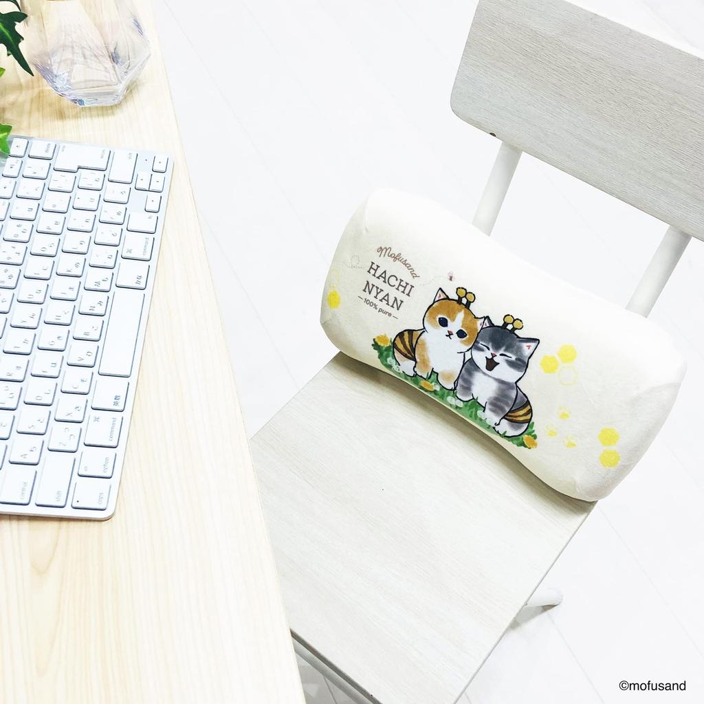 MORIPiLO Morishita подушка с эффектом памяти Mofusand 15x30 см поддержка талии поддержка спины мягкая игрушка подушка mofusand товары с персонажами желтый 4621068